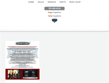 Tablet Screenshot of fargofreightliner.com