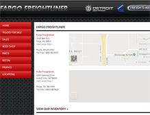 Tablet Screenshot of fargofreightliner.net